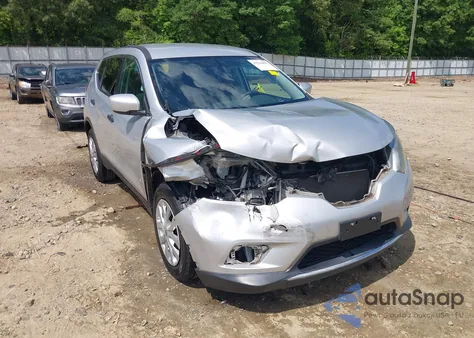 2016 Nissan Rogue S из США, поврежденный, VIN 5N1AT2MM5GC771353